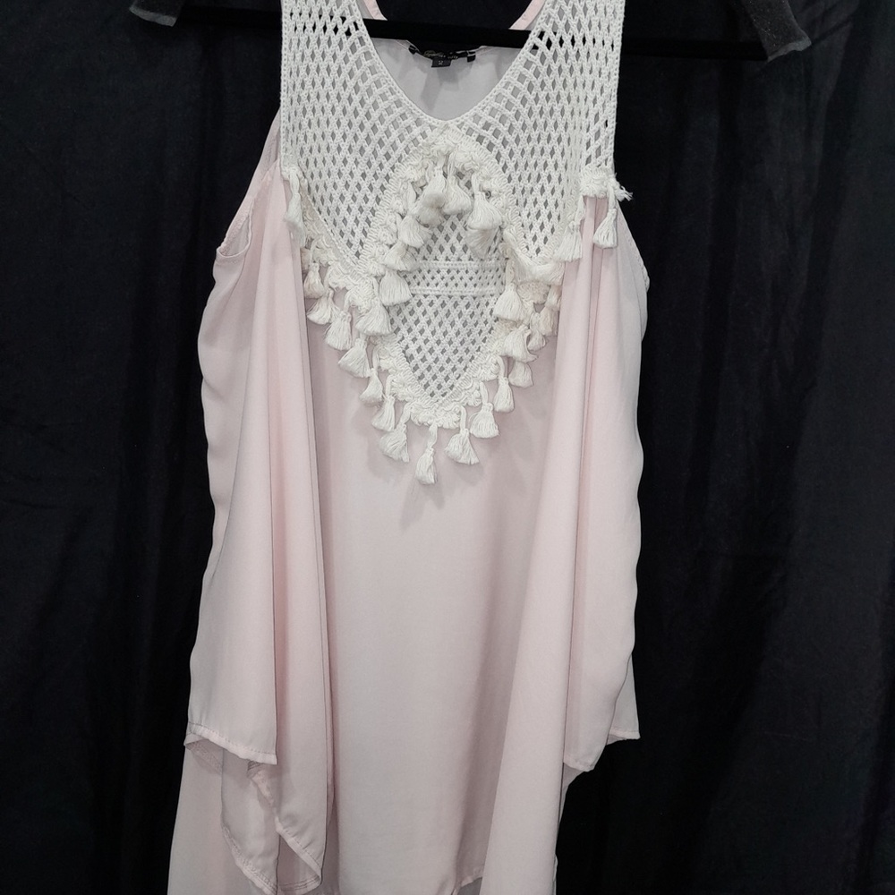 Brieth top -litepinky white